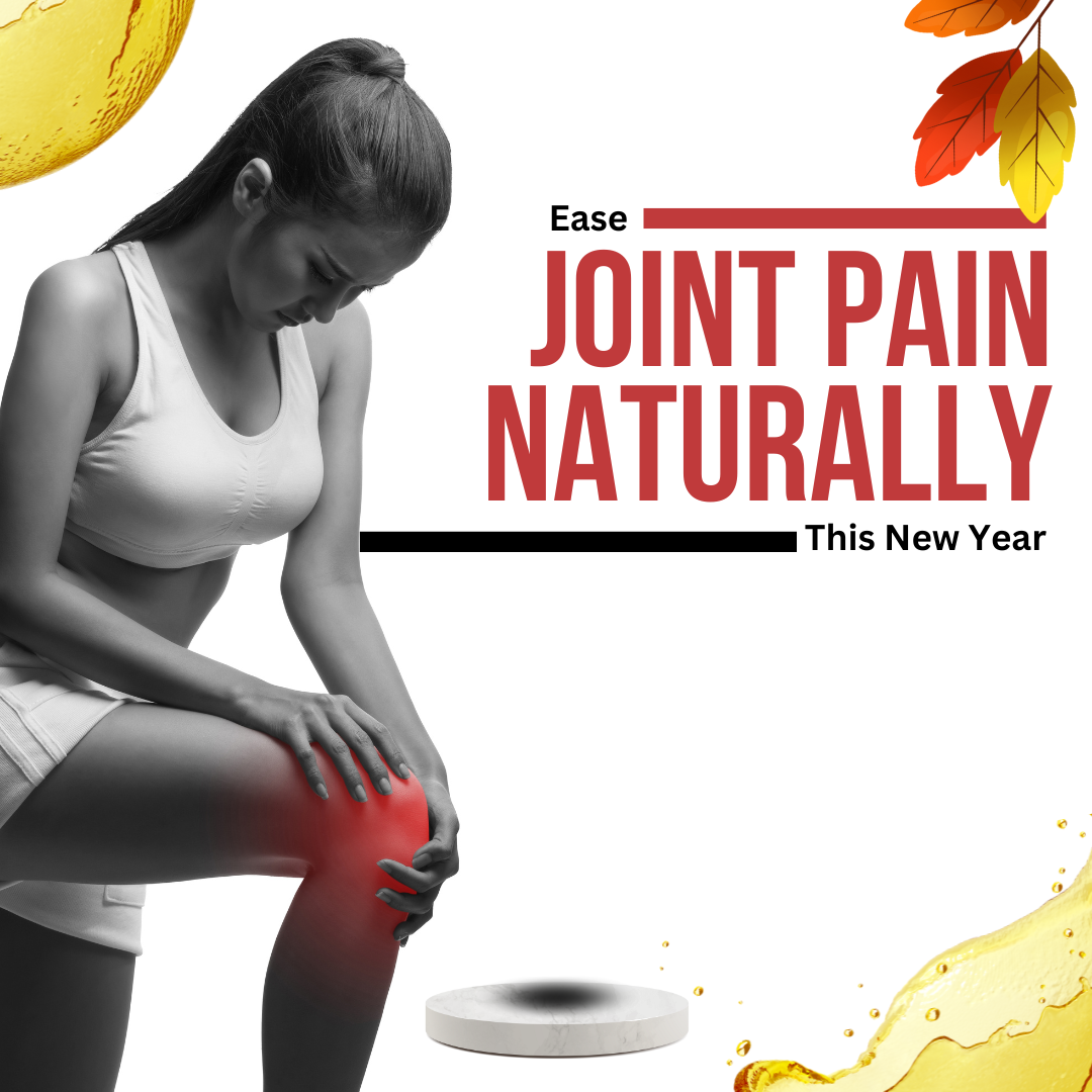 White and Red Minimalist Pain Relief Product Promo New Year Instagram Post